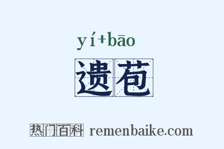 遗苞是什么意思的图片